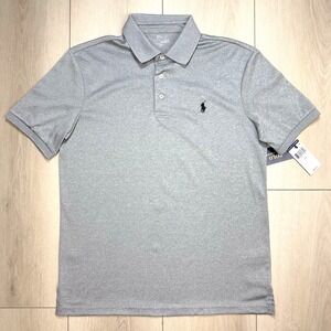 Polo Ralph Lauren Performance Polo Shirt Men Size S Gray Heather Moisture Wickin